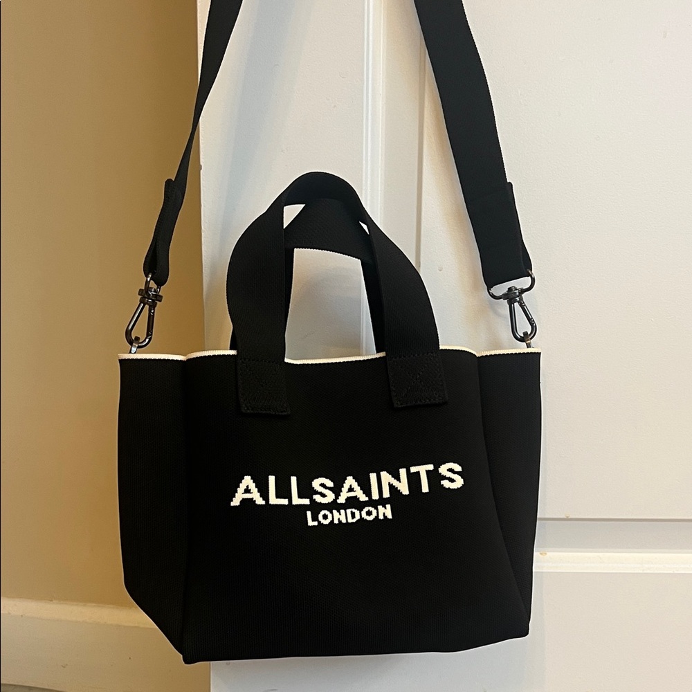 AllSaints Black Tote Small